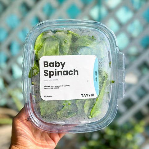 Baby Spinach 100g - Tayyib Store - Tayyib Store - Lahore