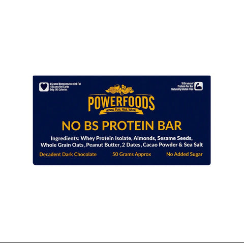 No BS Protein Bar 50g - TAYYIB - Power Foods - Lahore