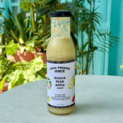 Guava, Pear & Apple Cold Pressed Juice 250ml - Tayyib Store - Tayyib Foods - Lahore