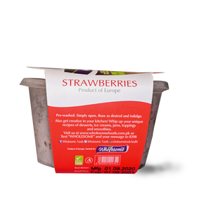Wholesome Strawberries (frozen) 175g - TAYYIB - Wholesome Foods - Lahore