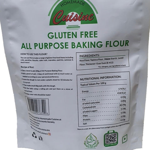 All Purpose Baking Flour (Gluten Free) 1kg - TAYYIB - Homemade Cuisine - Lahore