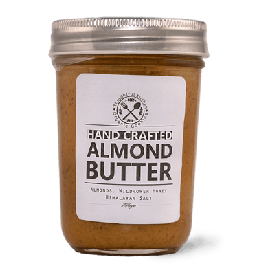Almond Butter (Honey Roasted) 200g - TAYYIB - Thoughtful Kitchen - Lahore