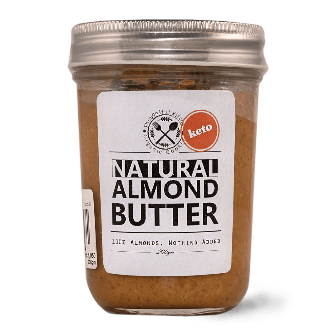 Almond Butter (Unsweetened) 200g - TAYYIB - Thoughtful Kitchen - Lahore