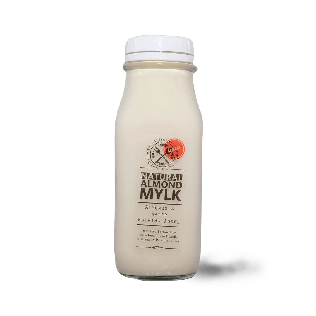 Almond Mylk (Unsweetened) 400ml - TAYYIB - Thoughtful Kitchen - Lahore