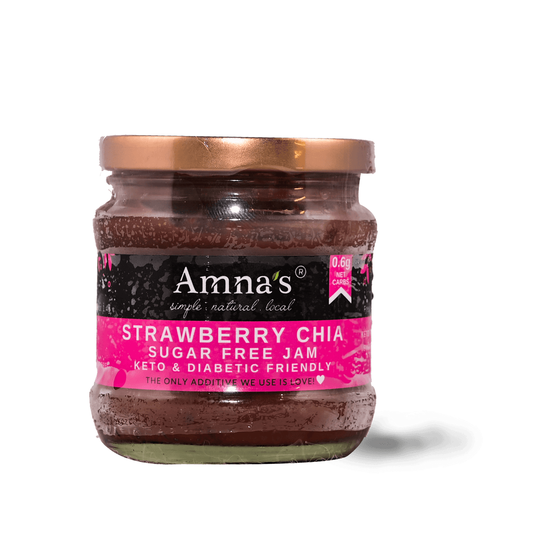 AN Strawberry Chia Jam - TAYYIB - Amna's Natural - Lahore