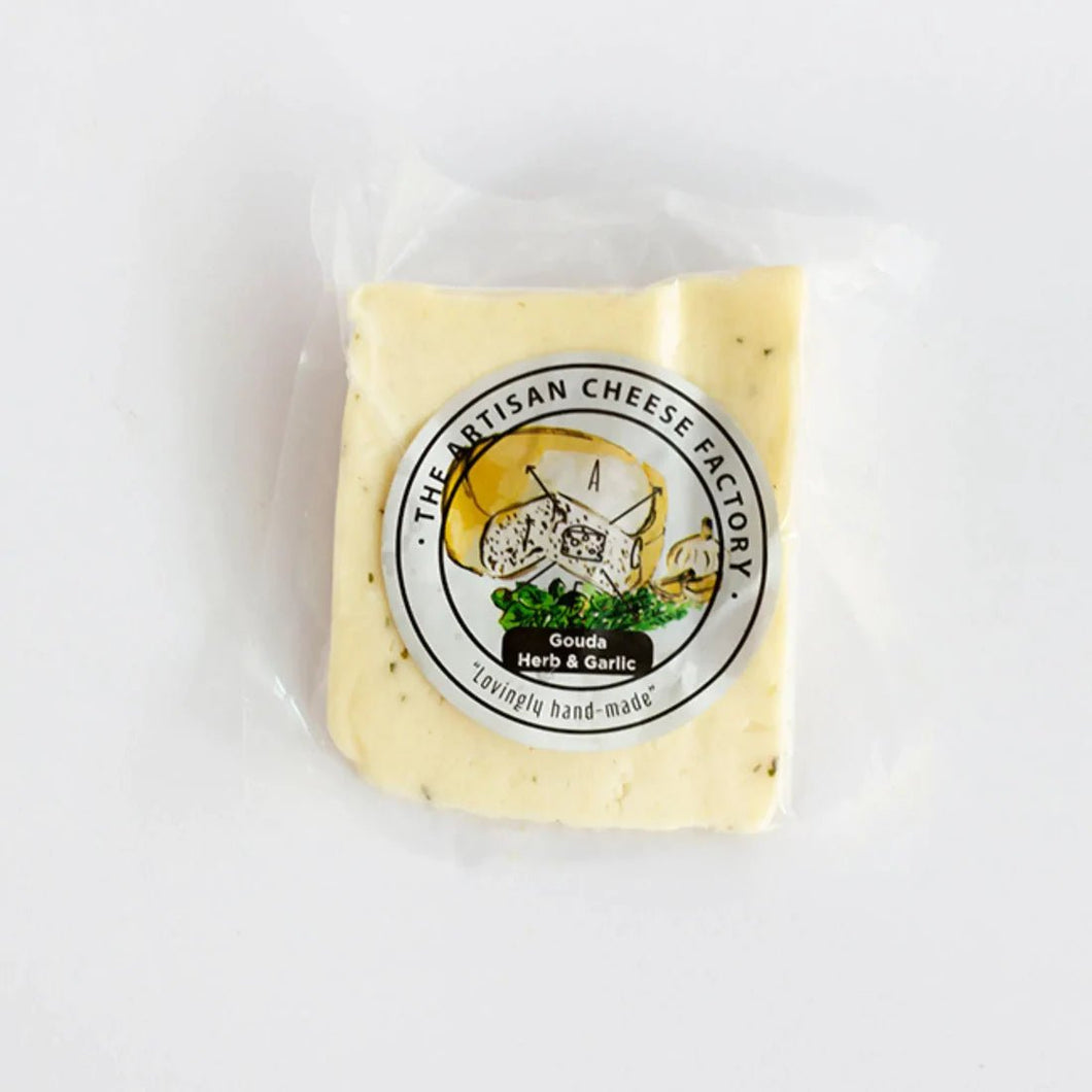 Artisan Cheese Gouda (Herb & Garlic) 150g - TAYYIB - Artisan Cheese - Lahore
