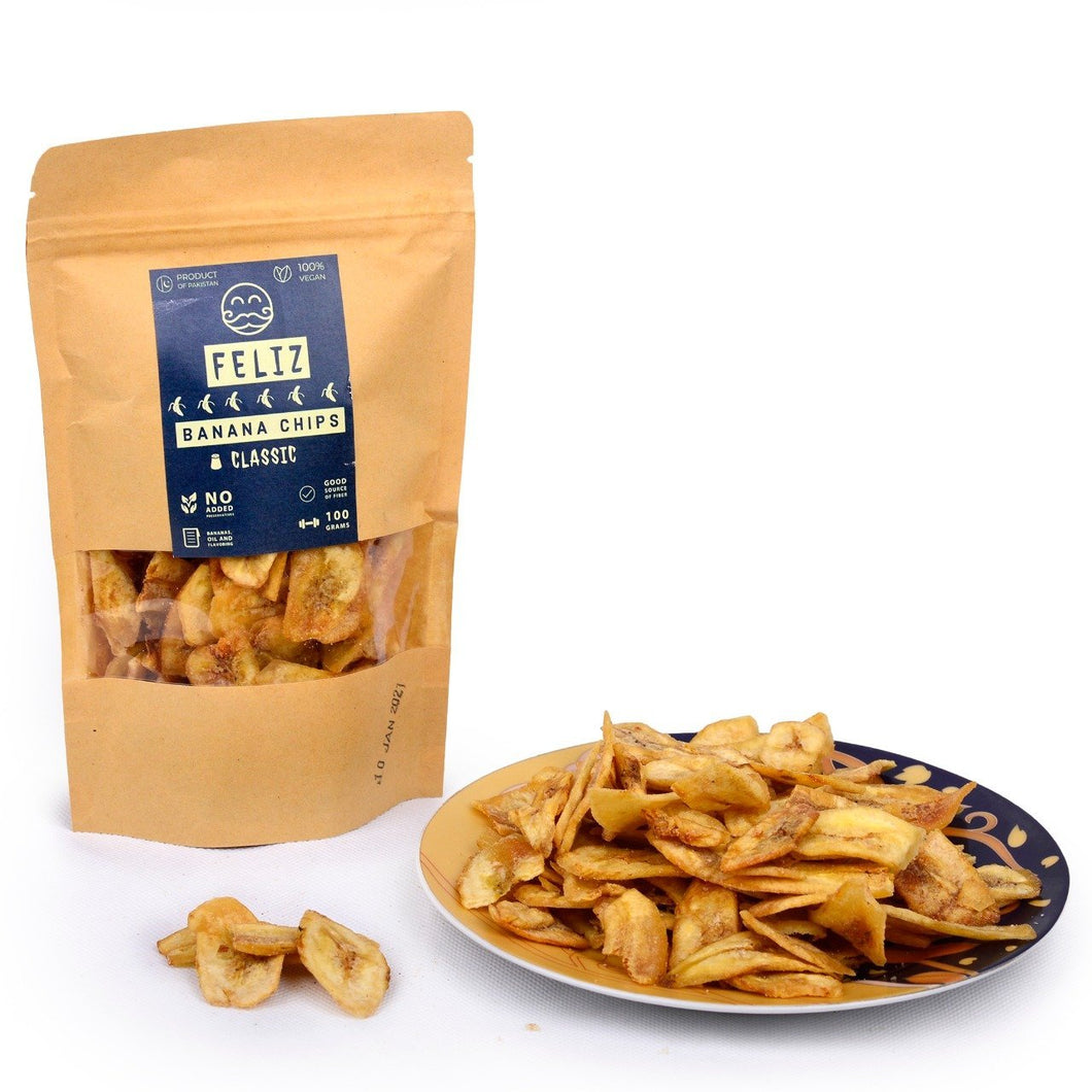 Banana Chips Classic 100g - TAYYIB - Feliz - Lahore