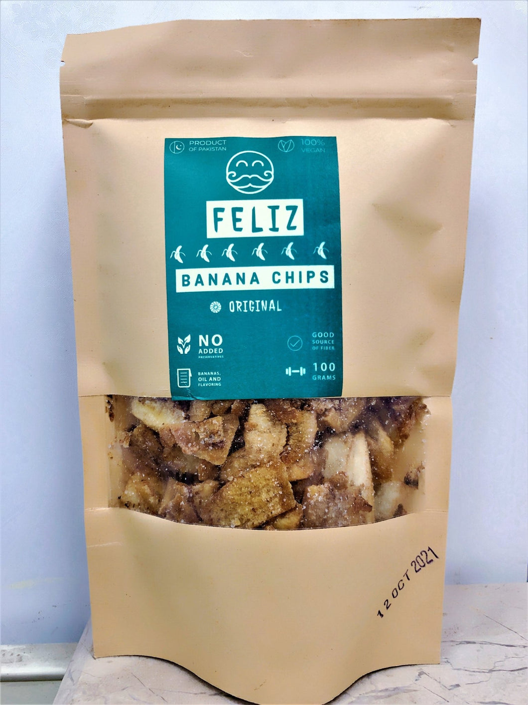 Banana Chips Original 100g - TAYYIB - Feliz - Lahore
