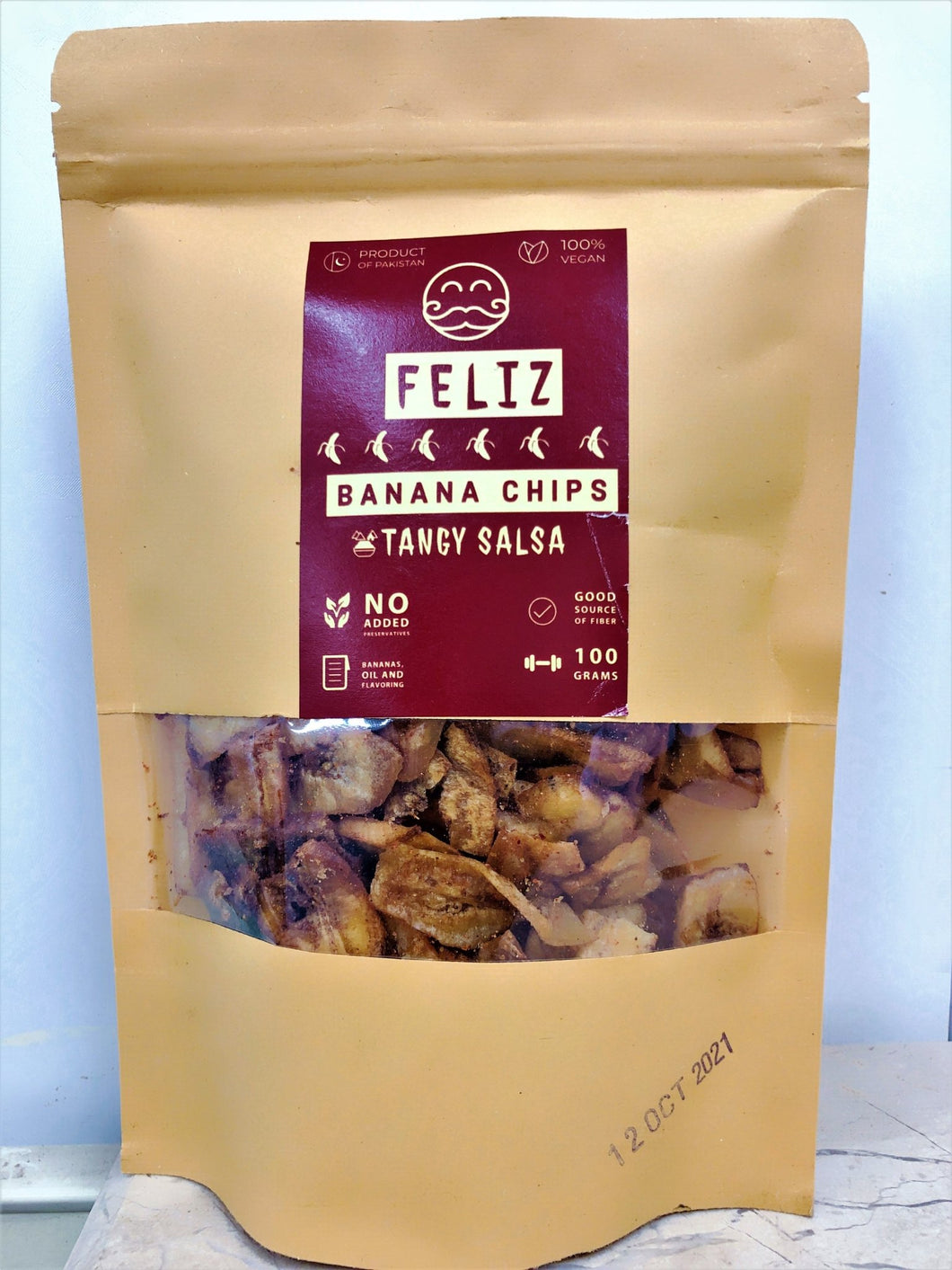 Banana Chips Tangy Salsa 100g - TAYYIB - Feliz - Lahore