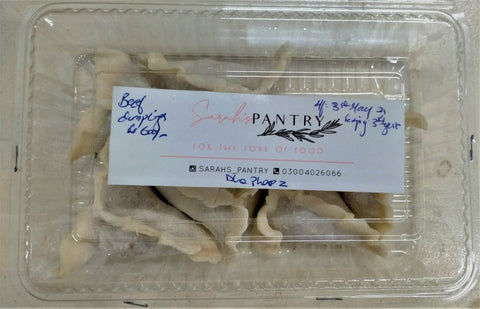 Beef Dumplings - TAYYIB - Sarah's Pantry - Lahore