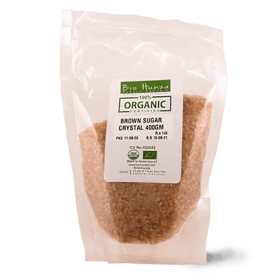 Bio Hunza Brown Sugar Crystal 400g - TAYYIB - Bio Hunza - Lahore