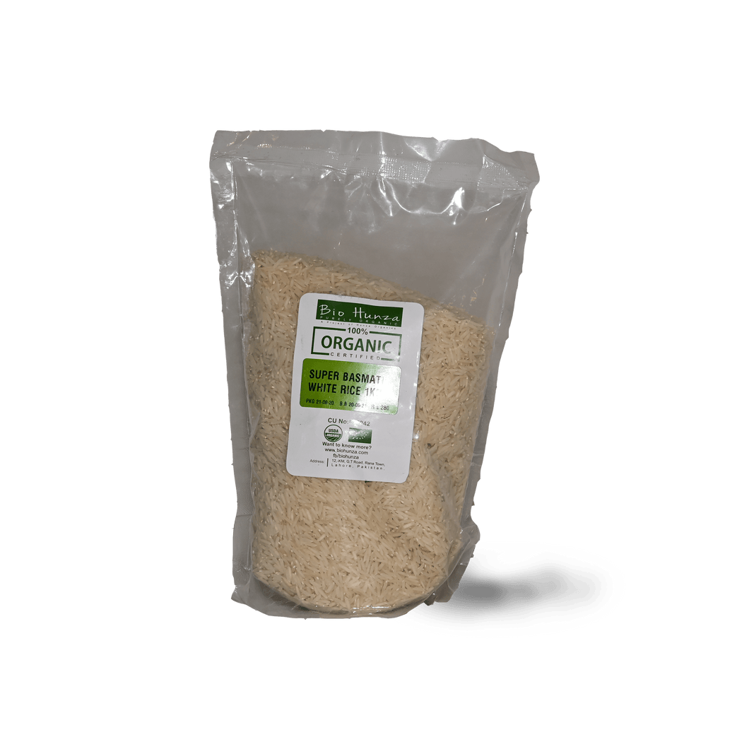 Bio Hunza Organic White Rice 1Kg - TAYYIB - Bio Hunza - Lahore