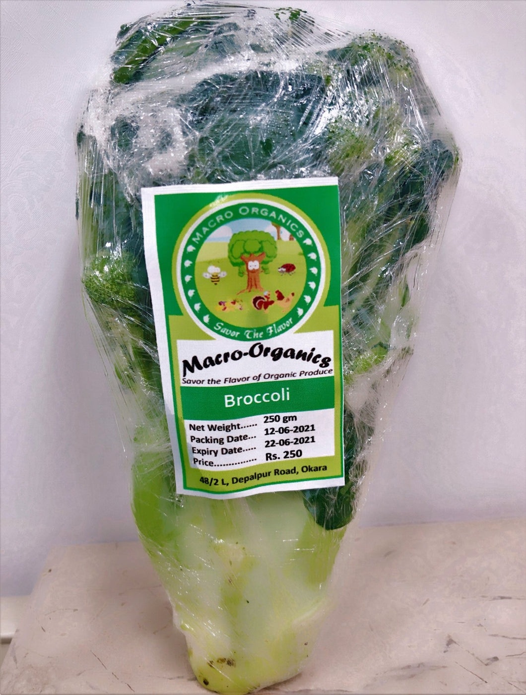 Broccoli 250g Macro organic - TAYYIB - Tayyib Foods - Lahore