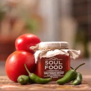 Chilli Tomato Ketchup ( Lacto Fermented ) 180g - TAYYIB - Soul Food - Lahore