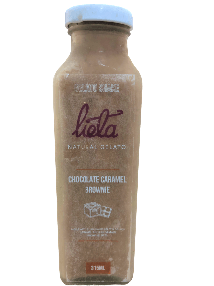 Chocolate Caramel Browine Shake 315ml - TAYYIB - Lieta Gelato - Lahore