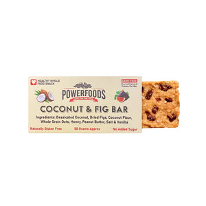 Coconut Fig Bar 50g - TAYYIB - Power Foods - Lahore