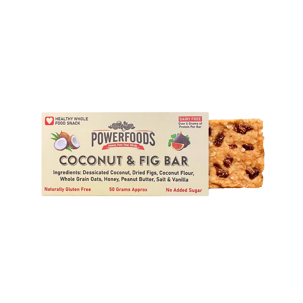 Coconut Fig Bar 50g - TAYYIB - Power Foods - Lahore