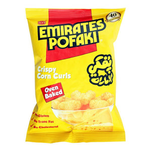 Crispy Corn Curls ( Oven Baked ) 80g - TAYYIB - Emirates Pofaki - Lahore