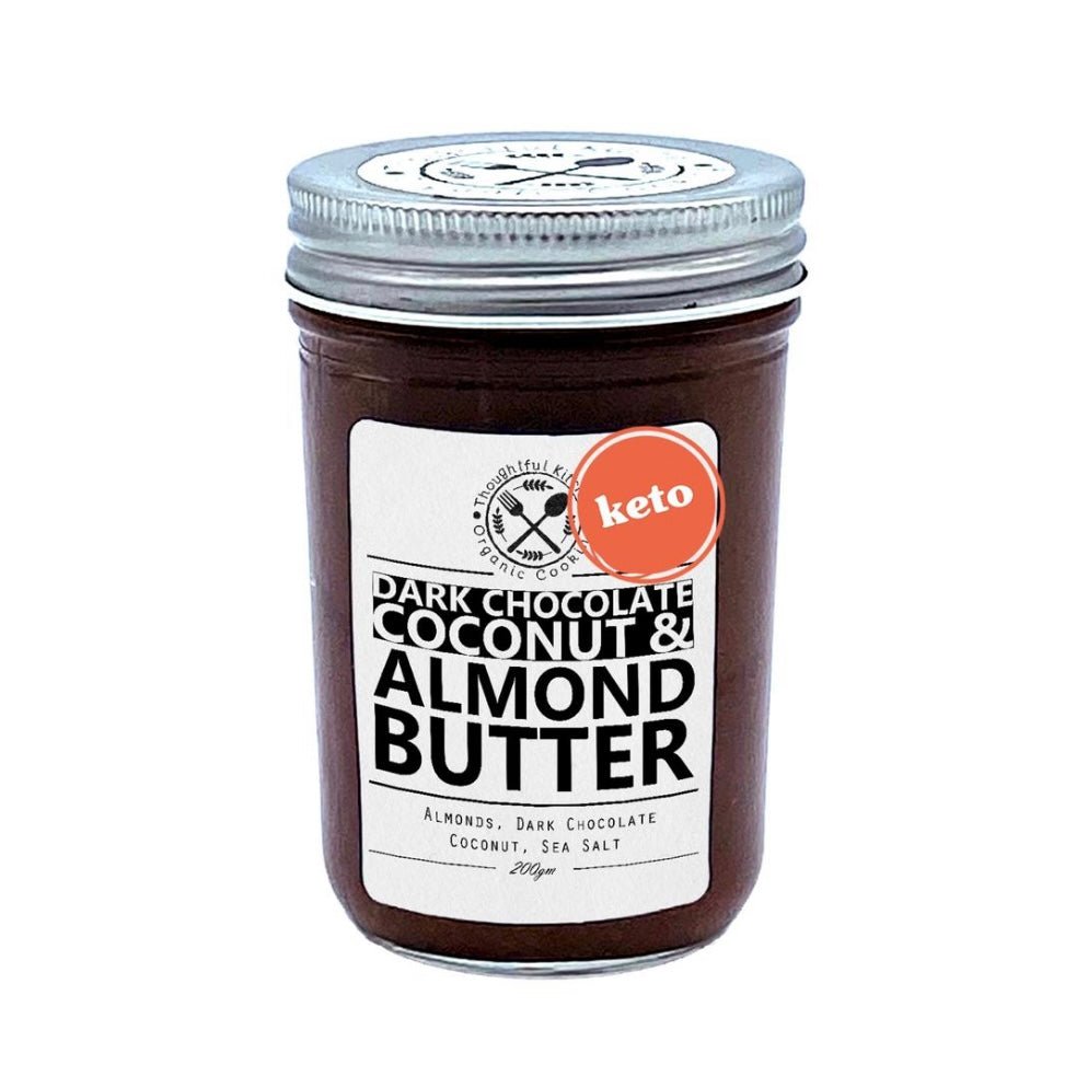 Dark Choc Coconut & Almond Butter (Keto) 200g - TAYYIB - Thoughtful Kitchen - Lahore
