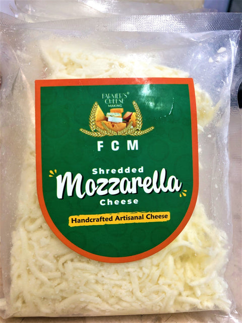 Farmers Shredded Mozzarella Cheese 250g - TAYYIB - Farmer's Cheese Making - Lahore