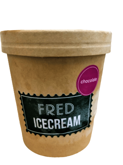 Fred Ice Cream ( Chocolate ) 480ml - TAYYIB - Fred Icecream - Lahore