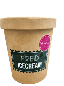 Fred Ice Cream ( Strawberry ) 480ml - TAYYIB - Fred Icecream - Lahore