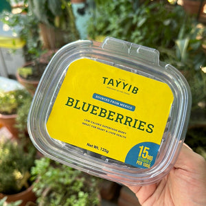 Fresh Blueberries 125g - TAYYIB - Tayyib Foods - Lahore