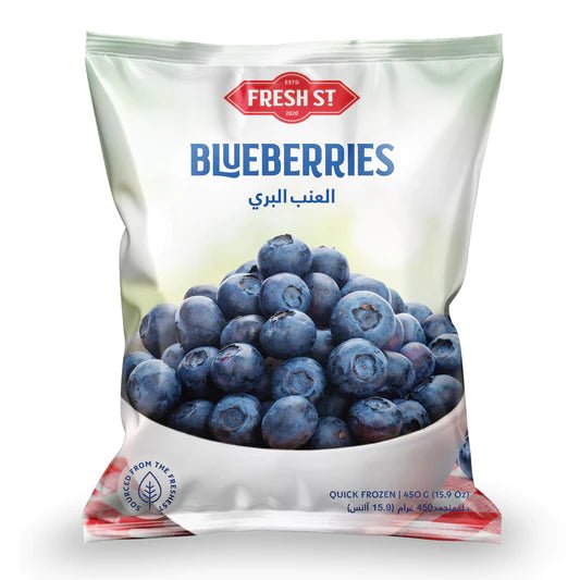 Fresh St Blueberries (Frozen) 450g - TAYYIB - fresh St - Lahore