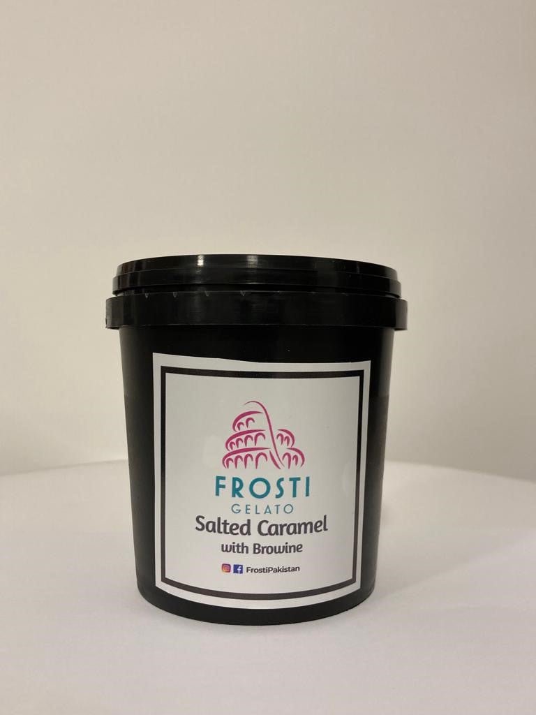 Frosti Gelato (Salted Caramel) - TAYYIB - magic foods enterprises - Lahore