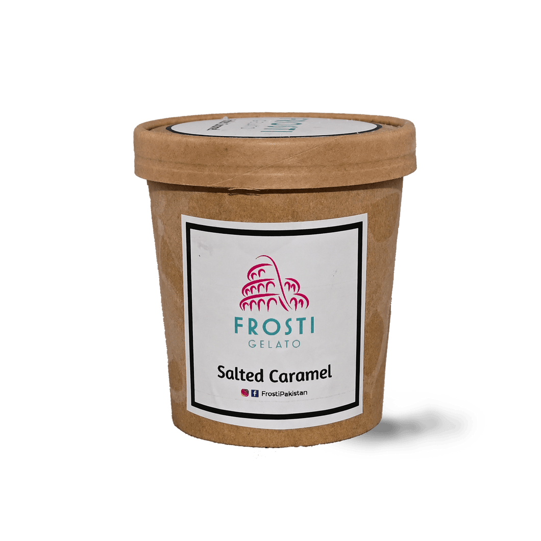 Frosti Salted Caramel Gelato - TAYYIB - magic foods enterprises - Lahore