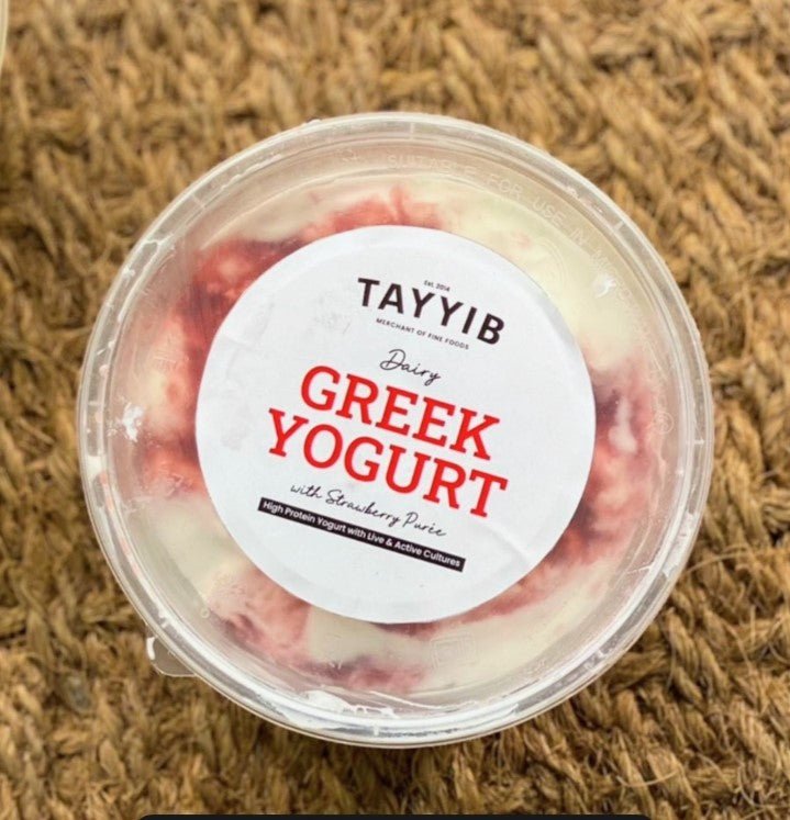 Greek Yogurt (Strawberry) 220g - TAYYIB - Tayyib Foods - Lahore