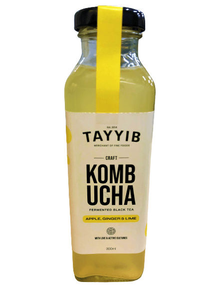 Kombucha Apple Ginger & Lime 300ml - TAYYIB - Tayyib Foods - Lahore