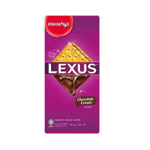 Lexus Chocolate Cream Cracker 150g - TAYYIB - Munchys - Lahore