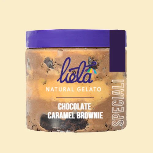 Lieta Gelato (Chocolate Caramel Brownie) - TAYYIB - Lieta Gelato - Lahore