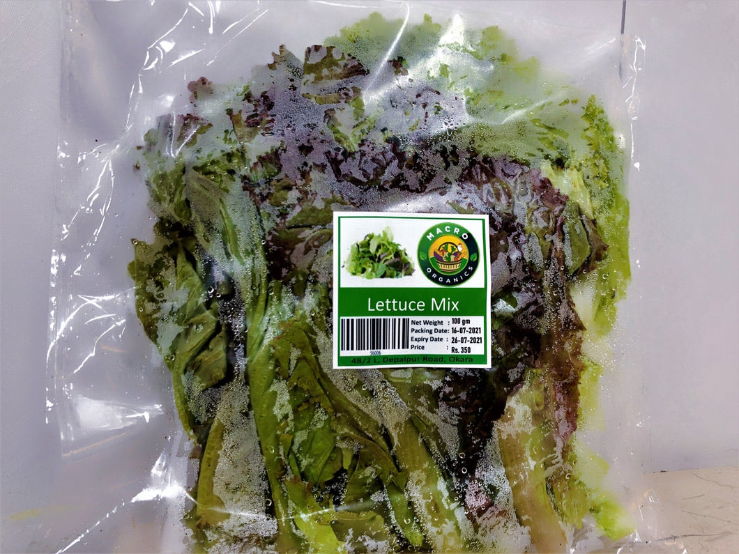 Macro Organic Lettuce Mix 100g - TAYYIB - Macro organic - Lahore