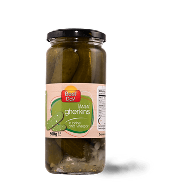 Mini Gherkins 500g - TAYYIB - Best Day - Lahore