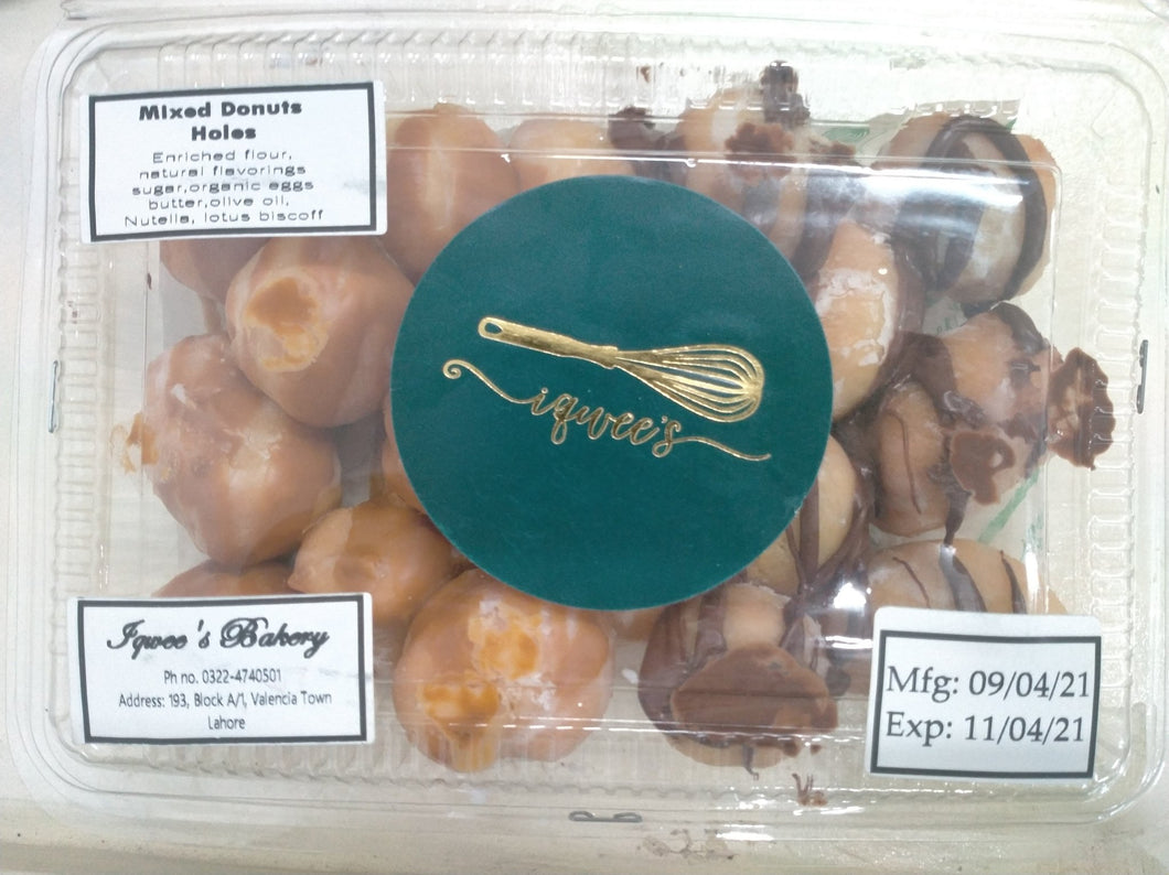 Mixed Donuts Holes - TAYYIB - Iqwees Bakery - Lahore
