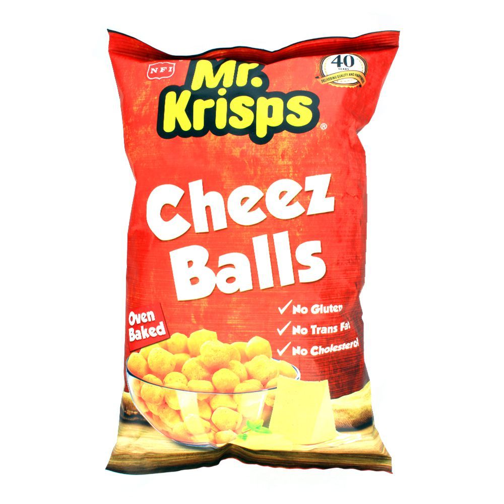 Mr Krisps Cheez Balls 80g - TAYYIB - Mr Krisps - Lahore