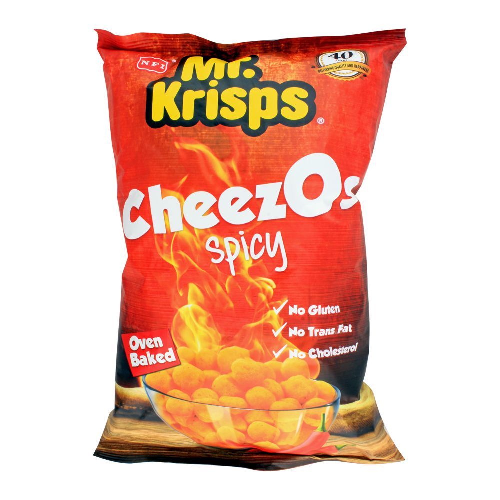 Mr Krisps Cheezos Spicy 80g - TAYYIB - Mr Krisps - Lahore