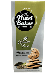 Multi Seed Butter Cookies (Gulten Free) 180g - TAYYIB - Nutri Baker - Lahore