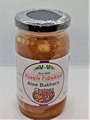 Nano's Aloo Bukhara Chutney 350ml - TAYYIB - Nanos Fabulous - Lahore