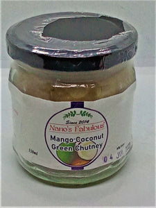 Nano's Mango Coconut Green Chutney 150ml - TAYYIB - Nanos Fabulous - Lahore