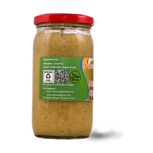 Nano's Mango Coconut Green Chutney 350ml - TAYYIB - Nanos Fabulous - Lahore