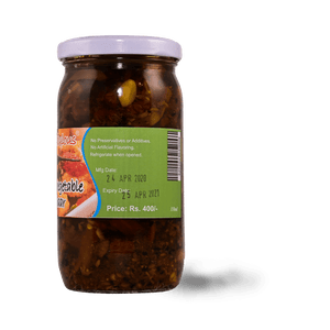 Nano's Mixed Vegetable Achar 350ml - TAYYIB - Nanos Fabulous - Lahore
