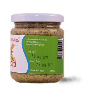 Nano's Whole Grain Mustard 200ml - TAYYIB - Nanos Fabulous - Lahore