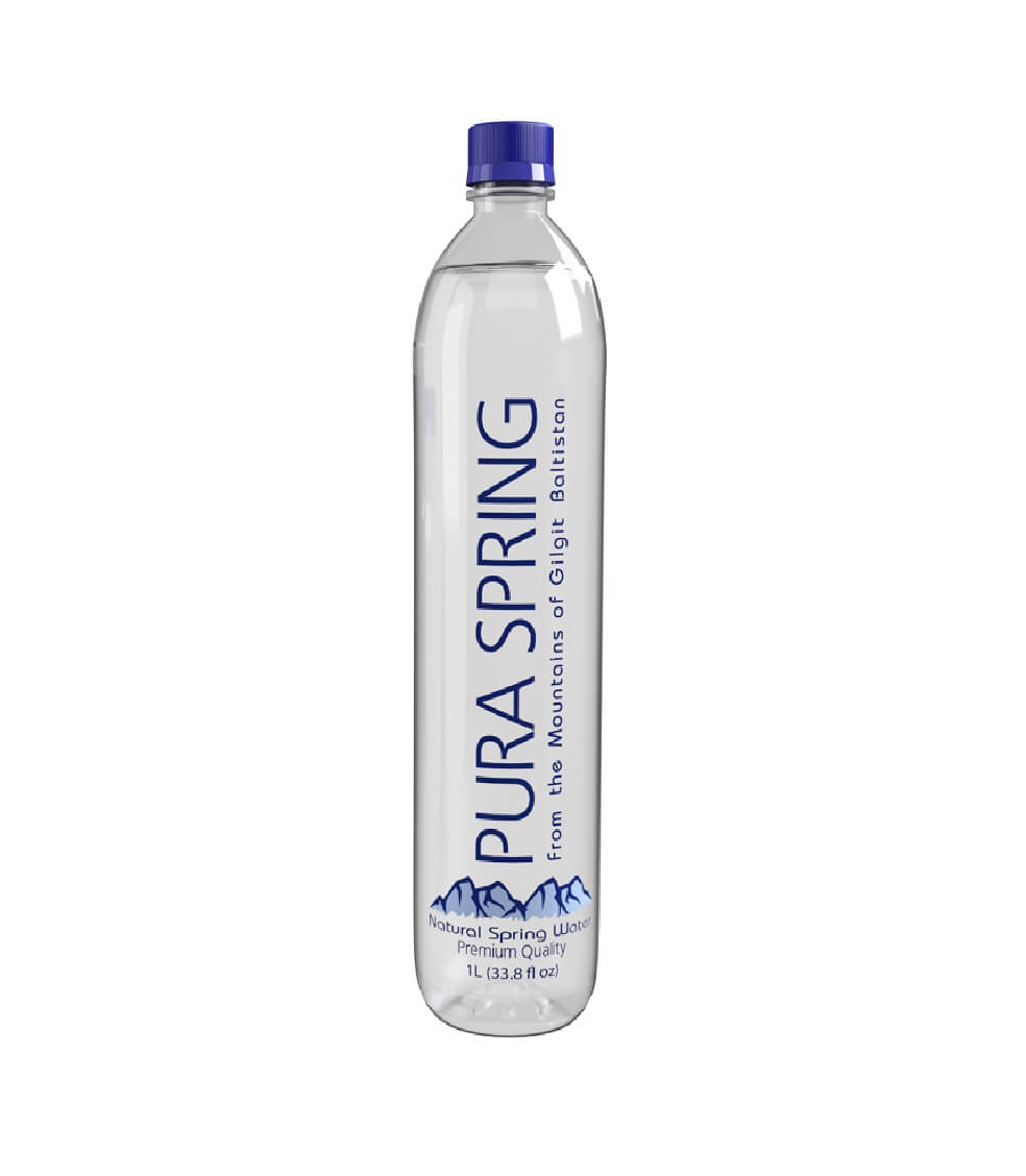 Natural Spring Water 1000ml - TAYYIB - Pura Spring - Lahore