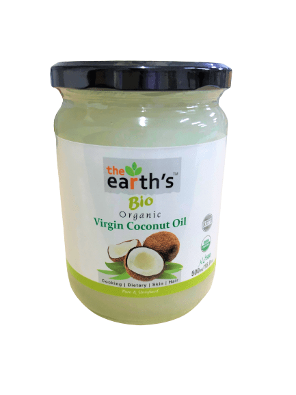 Organic Coconut Oil 500ml - TAYYIB - The Earths - Lahore