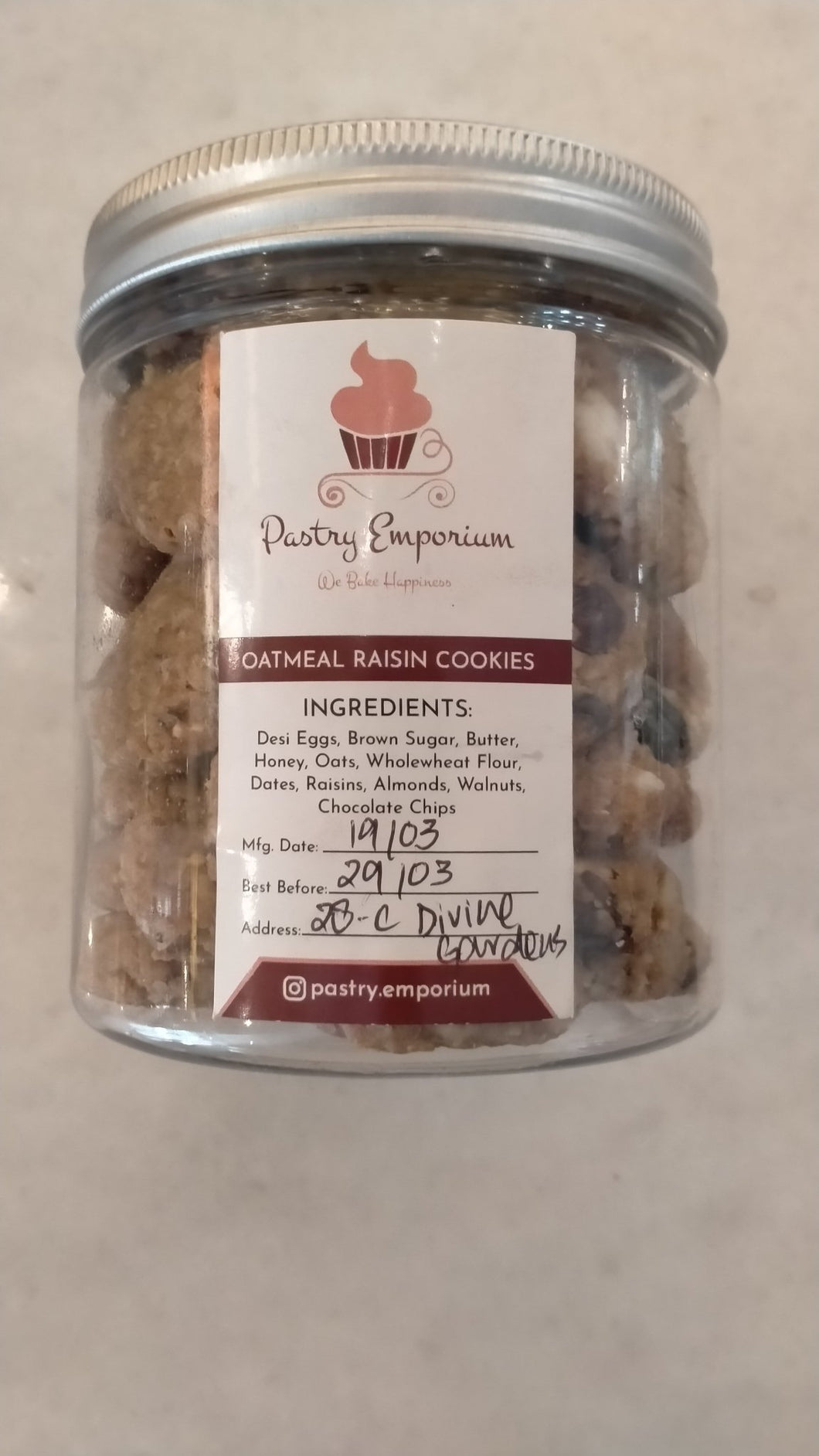 Pastry Emporium Oatmeal Raisin Cookies - TAYYIB - Pastry Emporium - Lahore