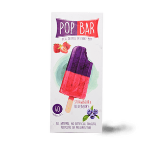 Pop Bar Strawberry Blueberry SF - TAYYIB - Wholesome Foods - Lahore