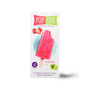 Pop Bar Strawberry Lime - TAYYIB - Wholesome Foods - Lahore